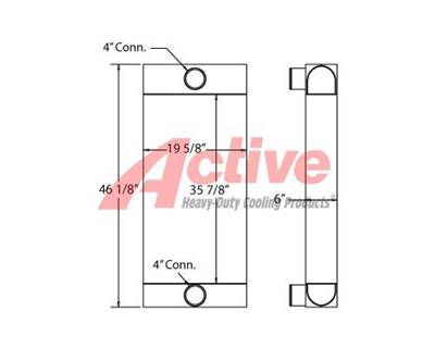 TCE Compactor Charge Air Cooler  280142, 280142N, 23427200