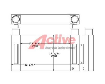 Volvo G700B Charge Air Cooler (ATAAC) for a Volvo Ce G700B