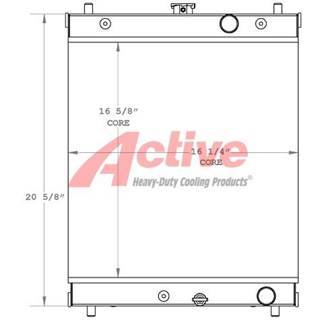 AGCO MT755B Radiator for a Agco MT755B Challenger
