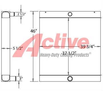 AL-JON ADV 525 Radiator for a Aljon ADV 525 Landfill Compactor