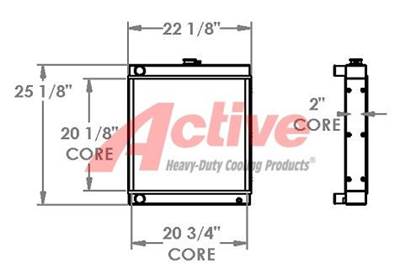 Altec Radiator for a Altec Wood Chipper