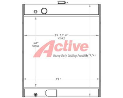 Baldor 4045DF Radiator