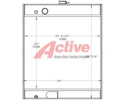 Baldor 4045DF Radiator