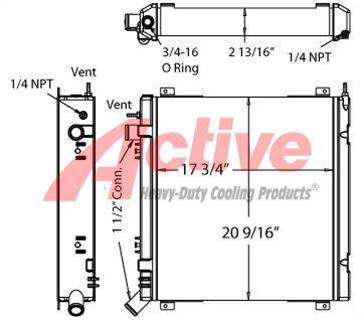 Bobcat S510 Radiator