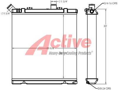 Bobcat S750 Radiator
