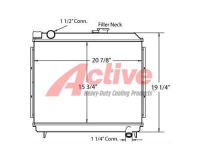 Broce Radiator for a Broce Broom