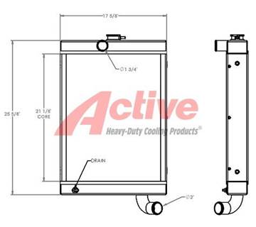 Broce RJ350 Sweeper Radiator