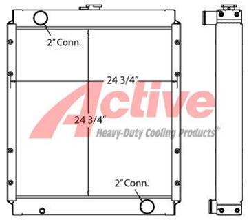 Caterpillar 311C U Radiator for a Caterpillar 311CU EXCAVATOR