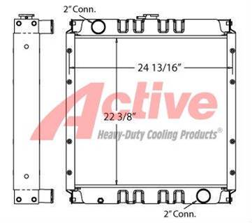 Caterpillar 312B Radiator