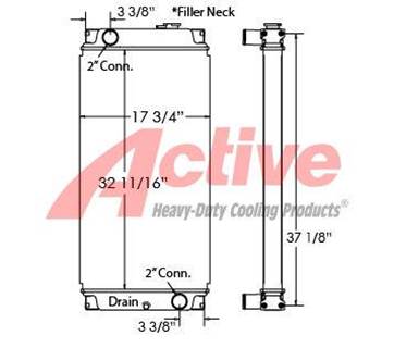 Caterpillar 320C Radiator