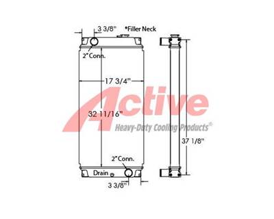 Caterpillar 320C Radiator