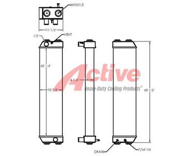 Caterpillar 320FL Radiator for a Caterpillar 320F