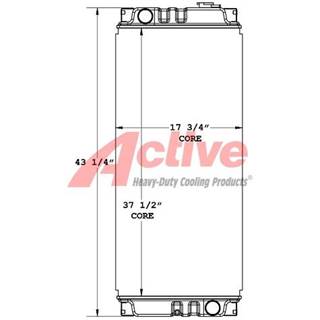 Caterpillar 321C LCR Radiator for a Caterpillar 321C