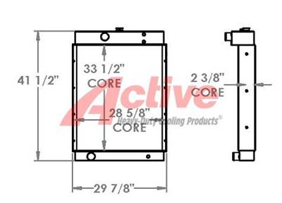 Caterpillar 3306 Radiator