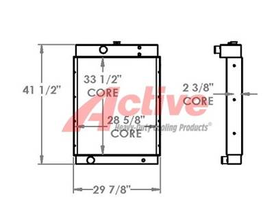 Caterpillar 3306 Radiator