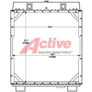 Caterpillar 3412 Radiator