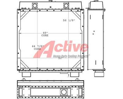 Caterpillar 3412D Radiator