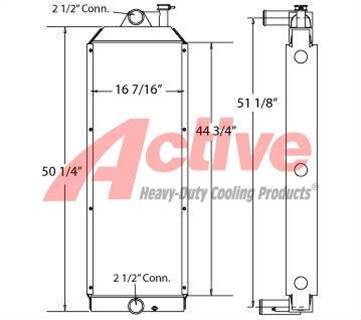 Caterpillar 345 Radiator