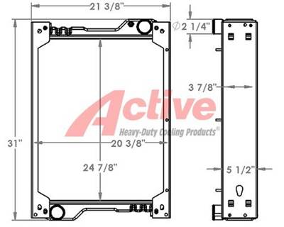 Caterpillar 415F Radiator