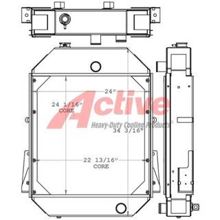 Caterpillar 446 Radiator for a Caterpillar 446 Backhoe
