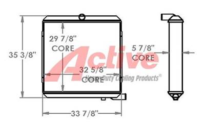 Caterpillar 545D Radiator