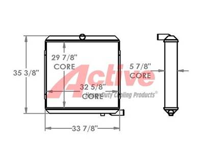 Caterpillar 545D Radiator