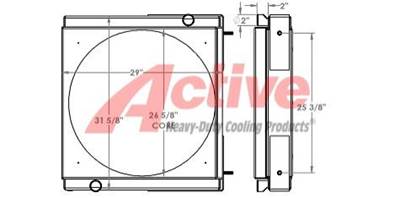Caterpillar 613B Radiator