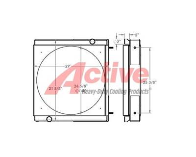 Caterpillar 613B Radiator