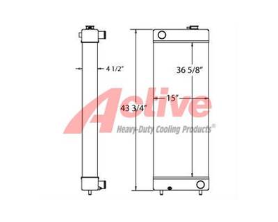 Caterpillar Radiator for a Caterpillar SK260