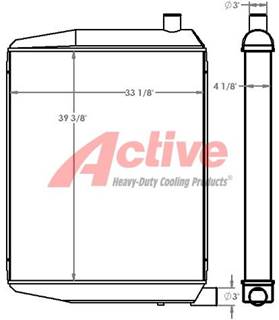 Caterpillar 740 Radiator for a Caterpillar 740 Articulated Dump Truck