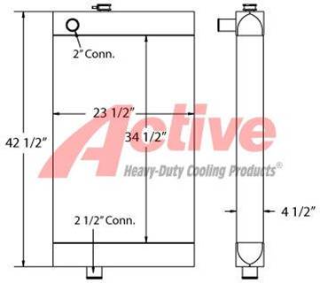 Caterpillar 815B Radiator