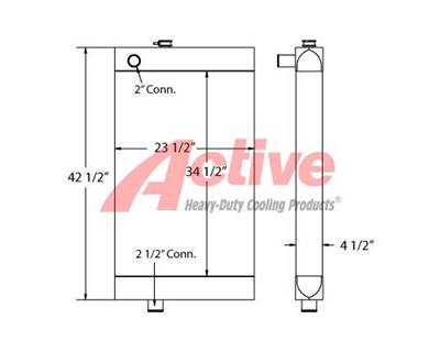 Caterpillar 815B Radiator