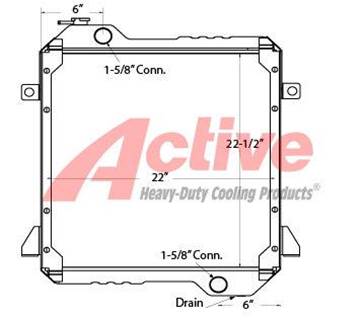 Caterpillar 908 Radiator for a Caterpillar 908 COMPACT WHEEL LOADER