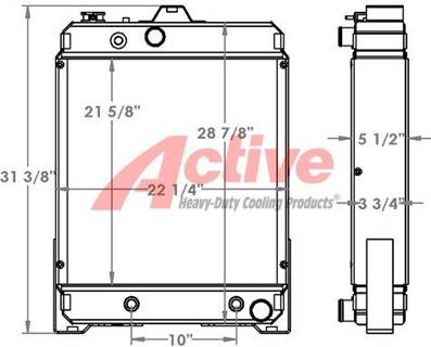 Caterpillar 910 Radiator