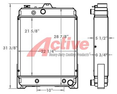 Caterpillar 910 Radiator