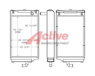Caterpillar 950G II Radiator for a Caterpillar 950G-II