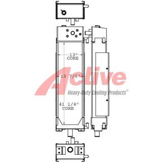 Caterpillar 963 Radiator for a Caterpillar 963 Track Loader