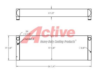 Caterpillar 973 Radiator