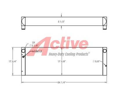 Caterpillar 973 Radiator