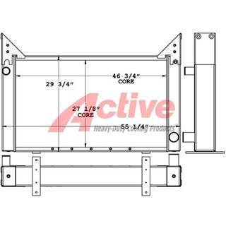 Caterpillar C16 Radiator for a Caterpillar C16 Engine