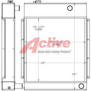 Caterpillar CS-563 Radiator for a Caterpillar CS563 Roller