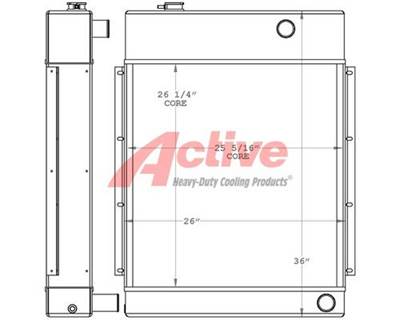 Caterpillar CS-563 Radiator for a Caterpillar CS563 Roller