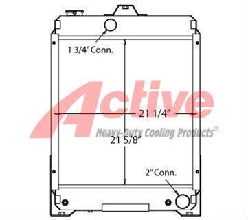 Caterpillar D3B Radiator