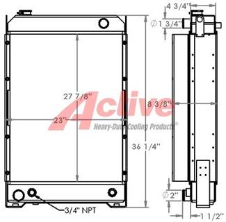 Caterpillar D4C III Radiator