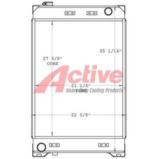 Caterpillar D5C Radiator