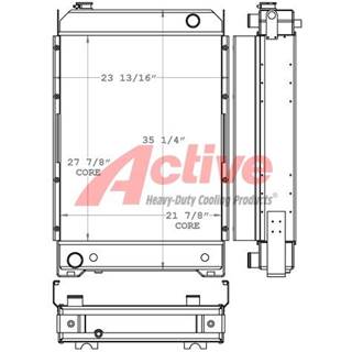 Caterpillar D5C III Radiator