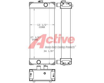 Caterpillar D5G Radiator