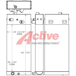 Caterpillar D6N Radiator