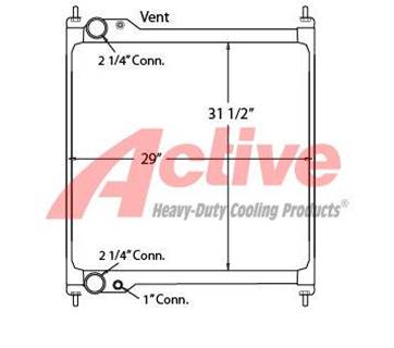 Caterpillar IG28G Radiator