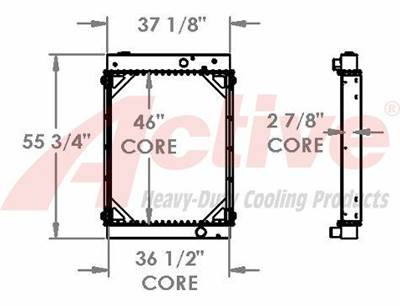 Cummins 350DFCC Radiator